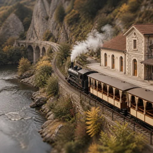 Petit train du Vivarais au départ de Tournon : les gorges du Doux à vapeur, fenêtres ouvertes sur l'Ardèche