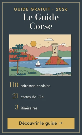 Le Guide Corse 2026 — bannière colonne droite vers l'article