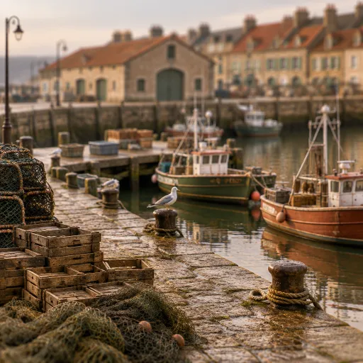 Port-en-Bessin au petit matin : quand la criée s'anime et que le village se réveille