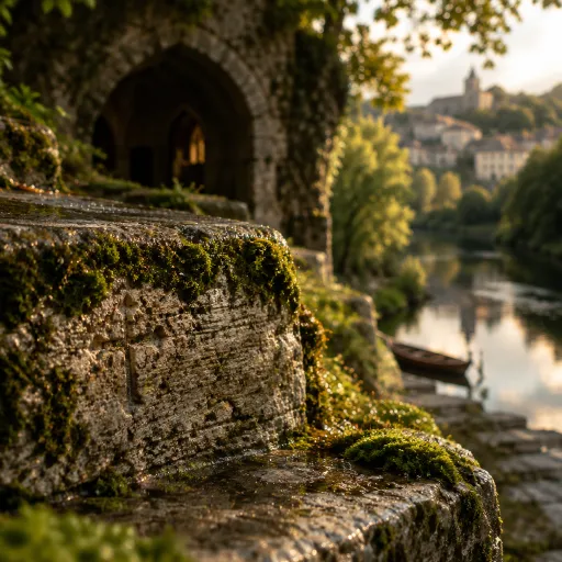 Aubeterre-sur-Dronne : l'église souterraine, la rivière et le village que la Charente garde pour elle