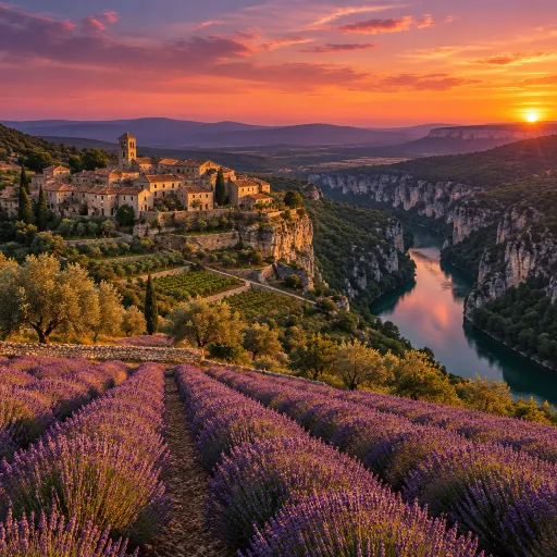 Quatre jours entre Drôme et Ardèche en juillet : gorges, lavande et villages perchés sans autoroute