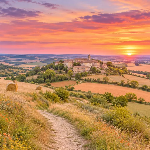 Le Lauragais à pied : pastel, bastides et collines entre Toulouse et Carcassonne