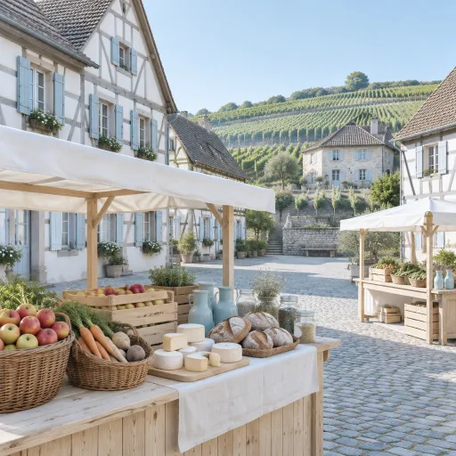 Voyager en Alsace autour de la foire éco bio de Colmar : marchés gourmands, fermes et vignobles engagés